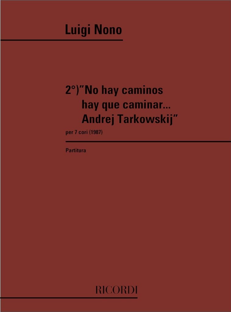 2. No Hay Caminos Hay Que Caminar Andrej